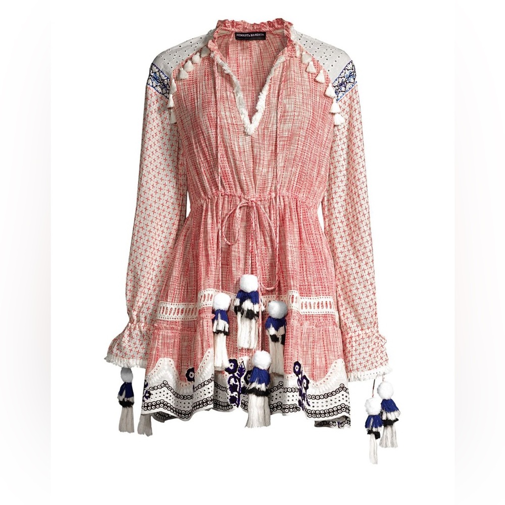 Hemant & Nandita Pom Pom Cover Up Dress